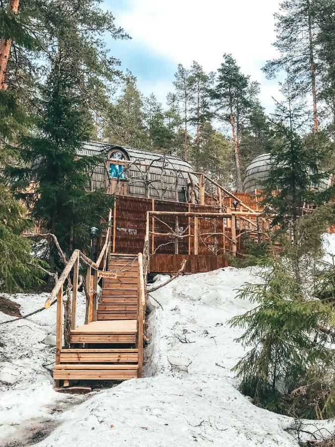 Igluhut - Sleep With Reindeer Espoo Exterior foto